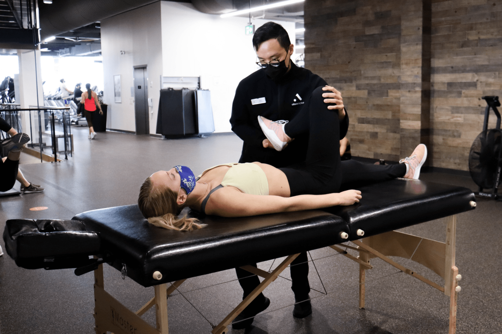 Women doing Athletic therapy