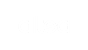 Altea Logotype RGB White