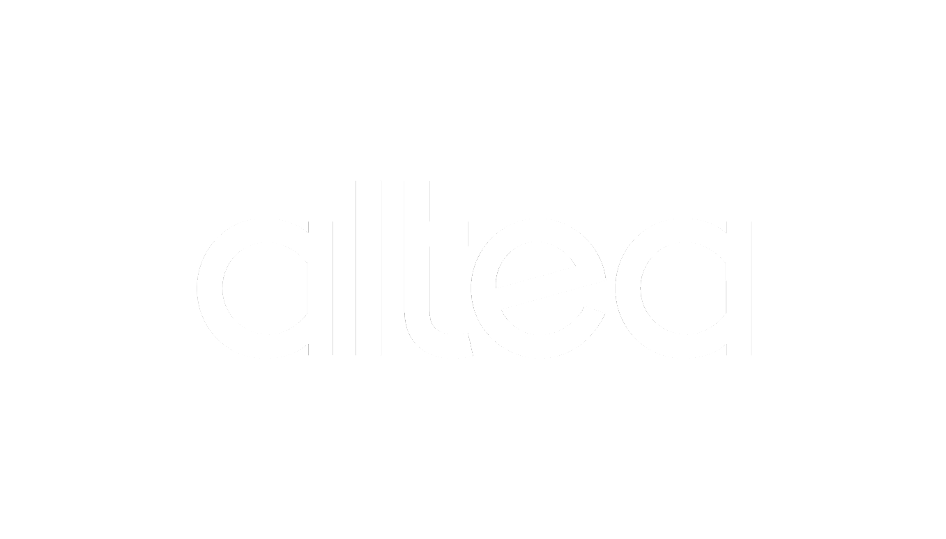 Altea Logotype RGB White